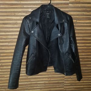 Faux Leather Jacket